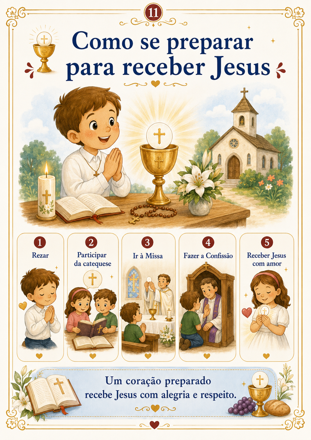 Como se preparar para receber Jesus