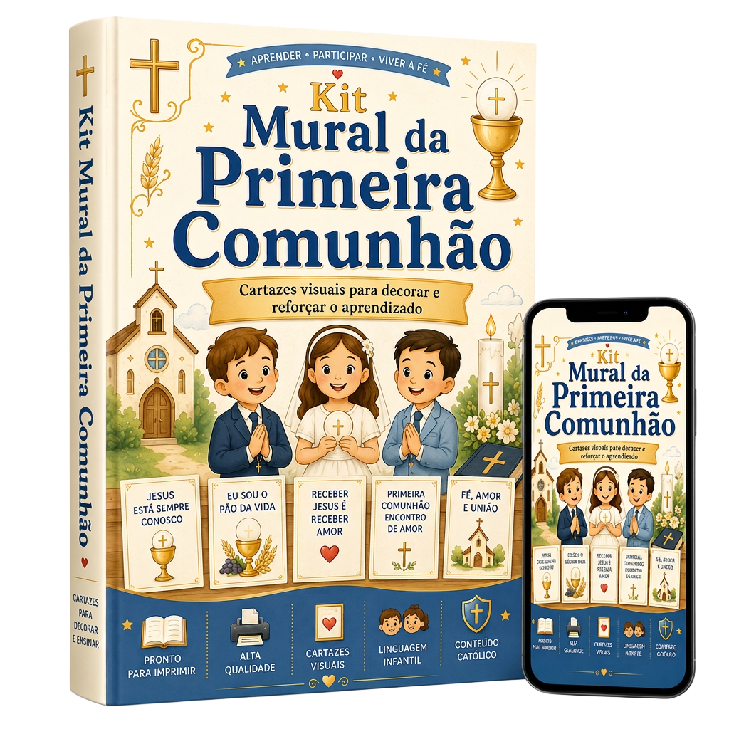Kit Mural da Primeira Comunhão