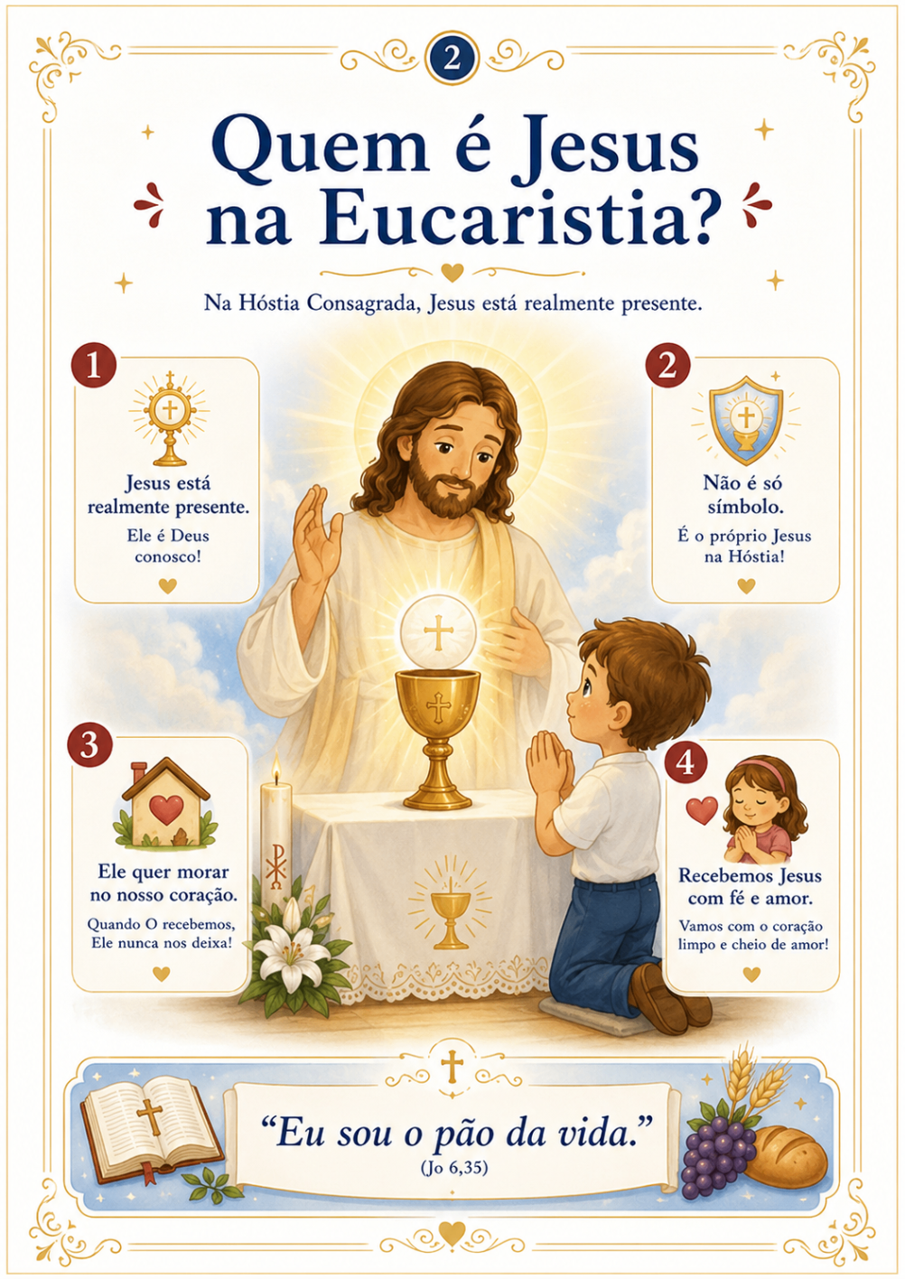 O que é a Primeira Comunhão?