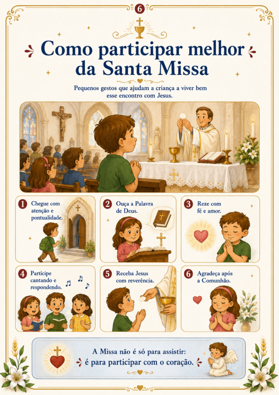 O que acontece na Eucaristia