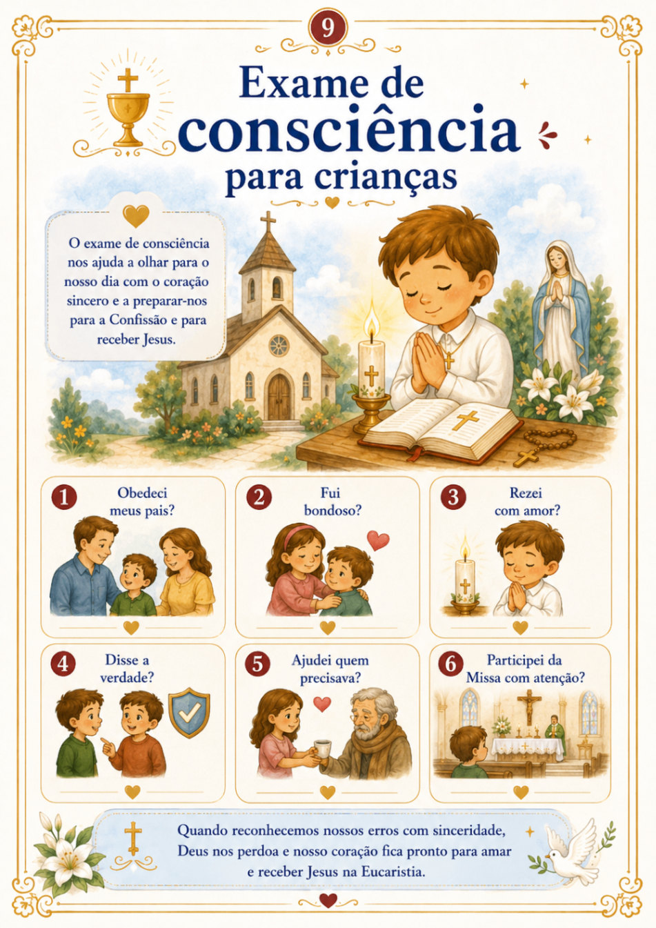 Exame de consciência para crianças
